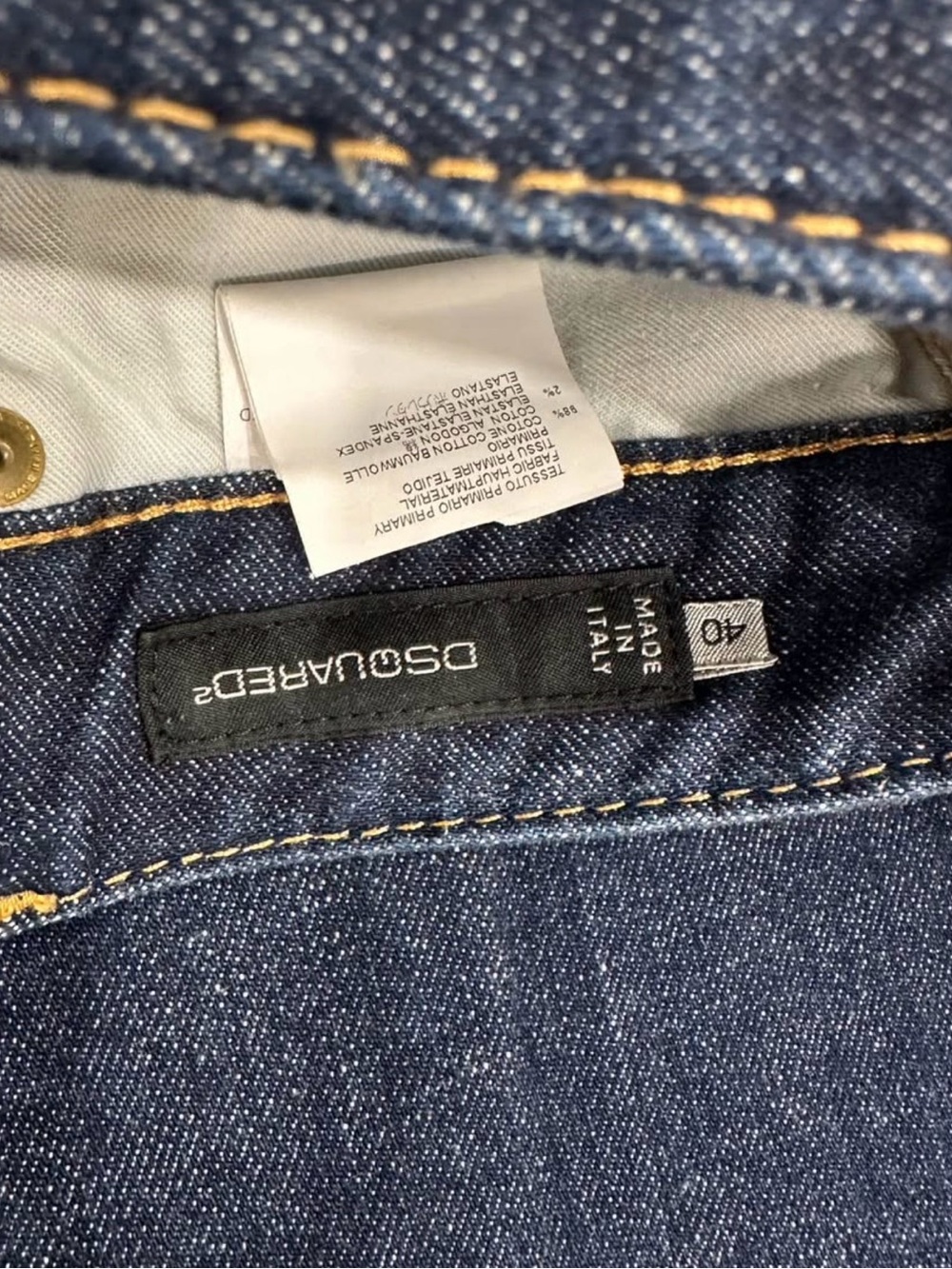 DSQUARED Dark Blue Women’s Skinny Jeans - Picture 3 of 4